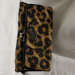 Brighton Animal Print Wallet/Clutch